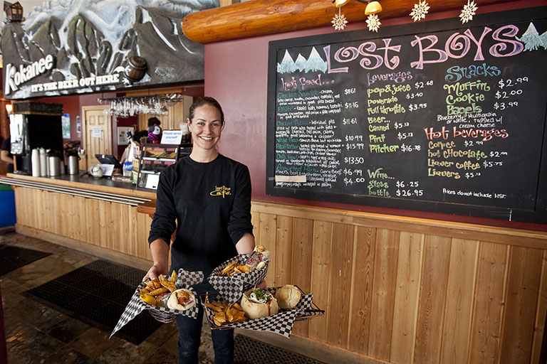 Lost Boys Cafe at Fernie Alpine Resort