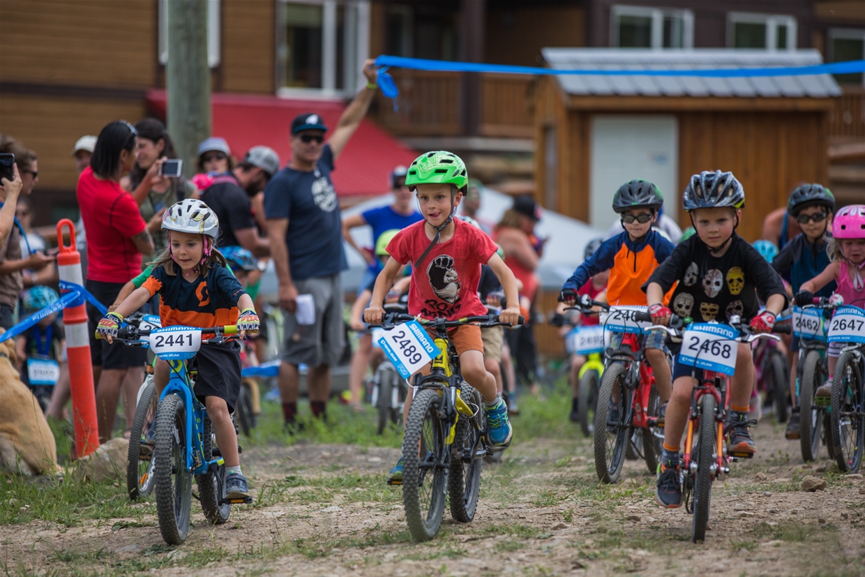 Kids activities at Canada Cup, Fernie.