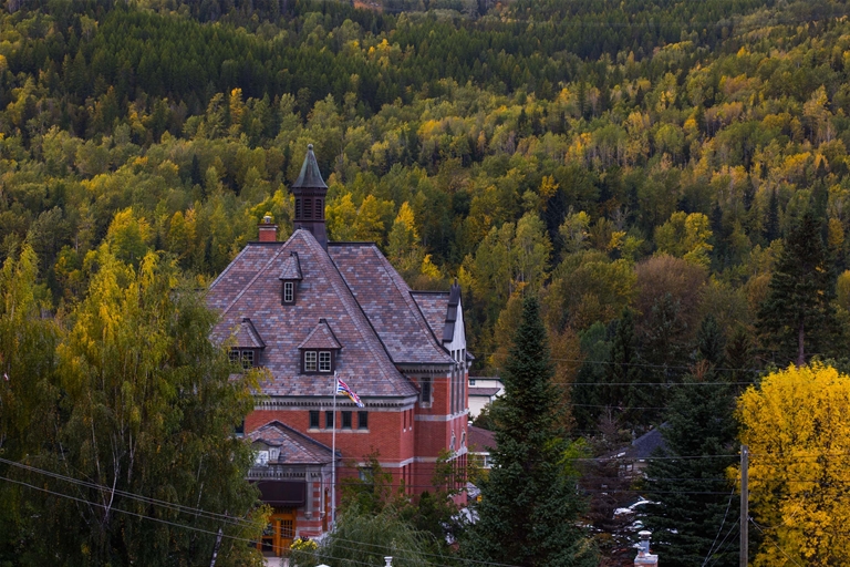 Fernie Court House in Fall