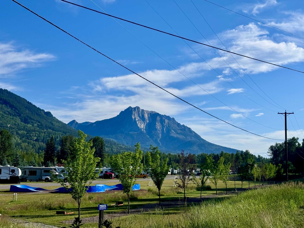 Fernie sky on July 9, 2025 at 8:45 am looking NE