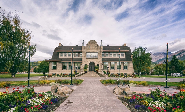 City Hall on a September day in Fernie