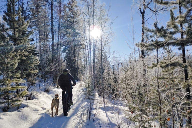 Fat biking on Montane Blue Fat biking on Montane Blue