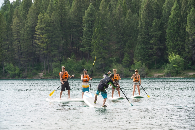 SUPing at Surveryors Lake