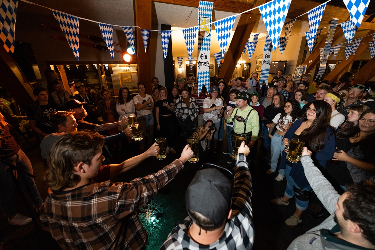 Stein Holding Contest at Oktoberfest