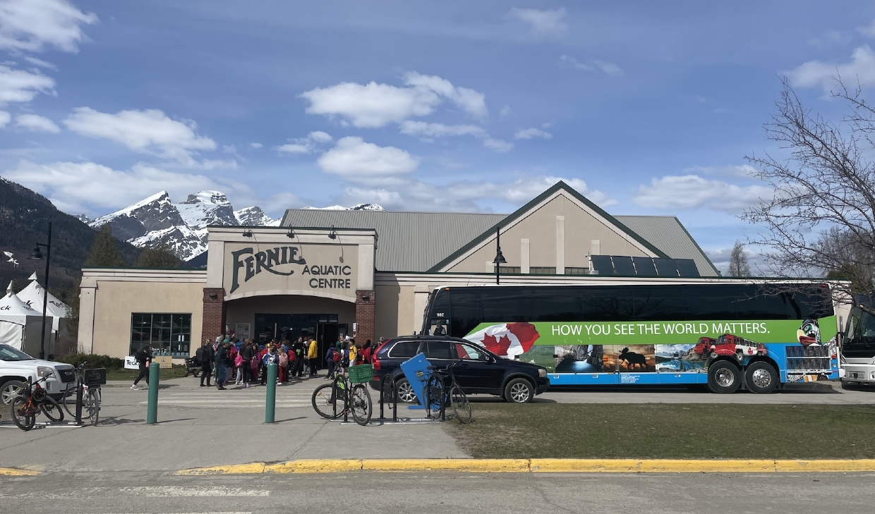 Swim Meet at the Fernie Aquatic Centre