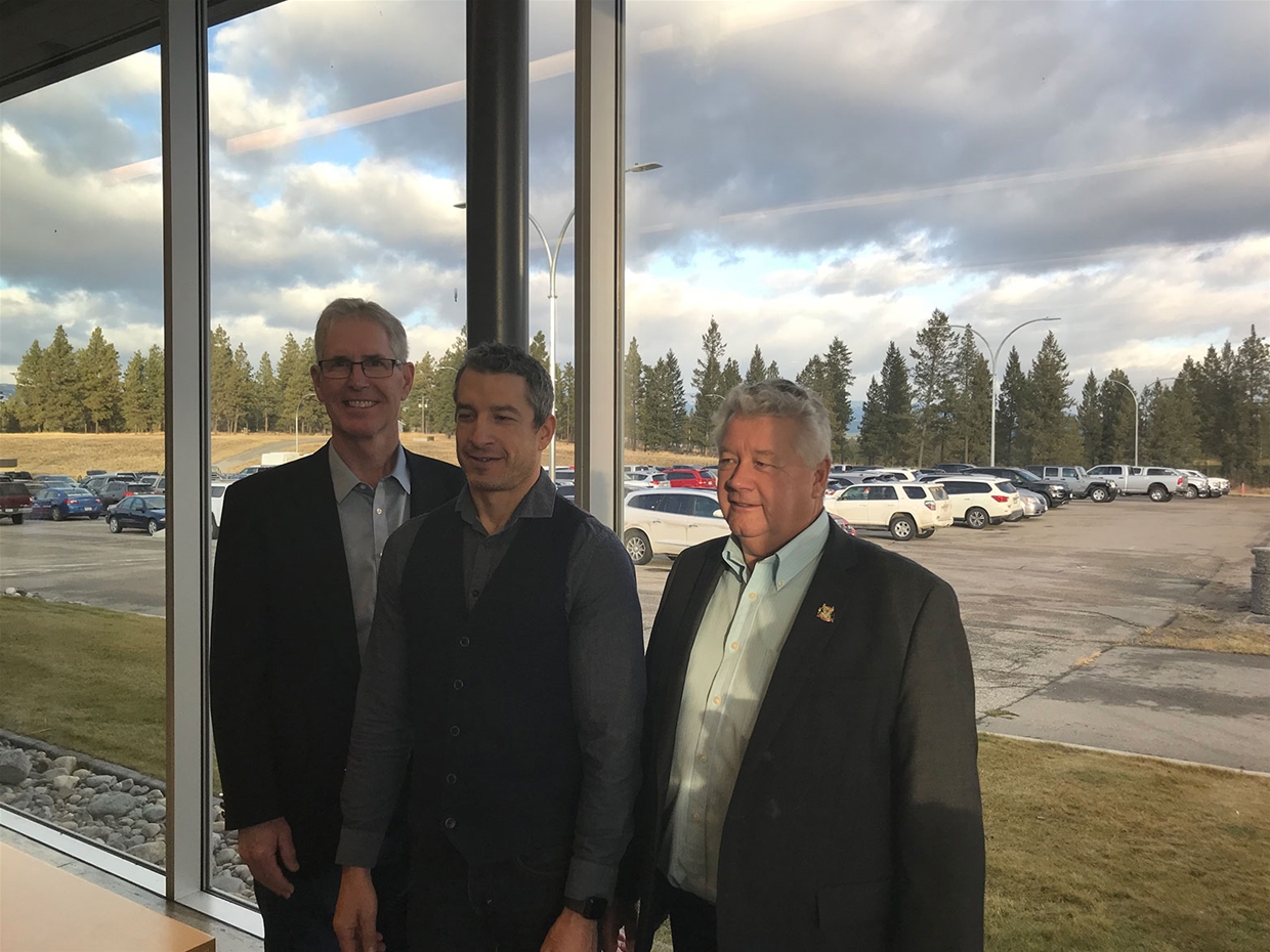 Kimberley Mayor, Cranbrook Airport Manager & Cranbrook Mayor