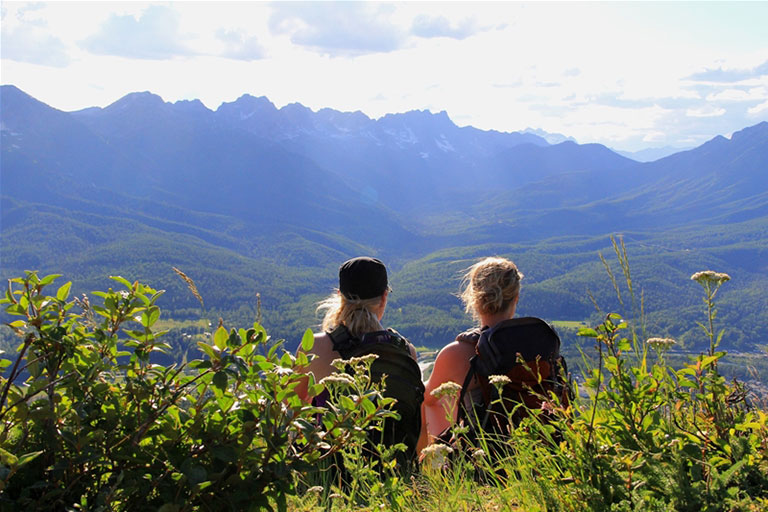 The view from the top makes the hike even more rewarding 