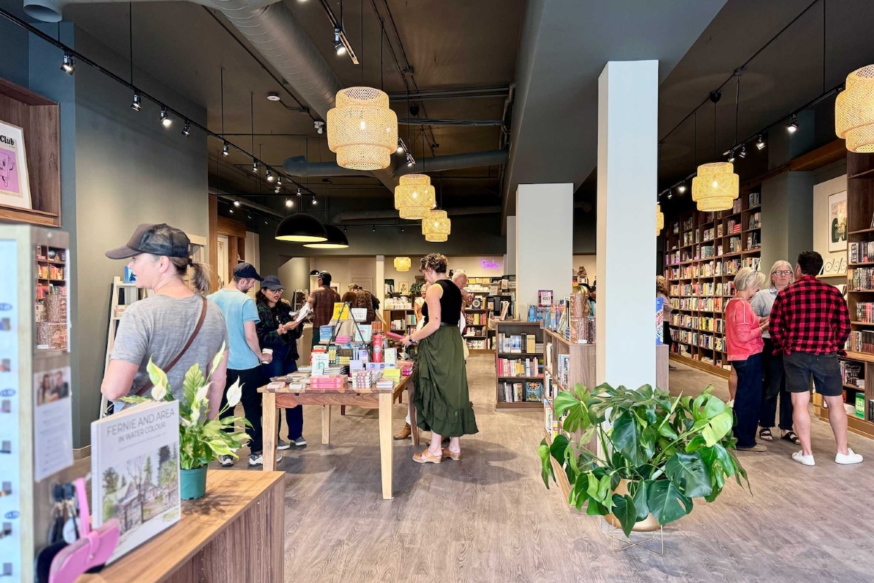 Browse the collections in the welcoming new interior