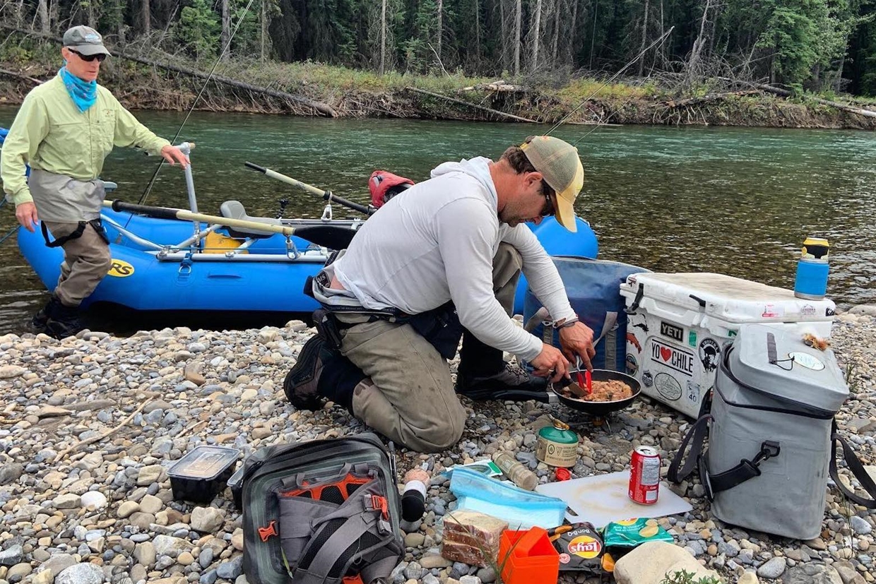 Lunch - freshly prepared riverside!