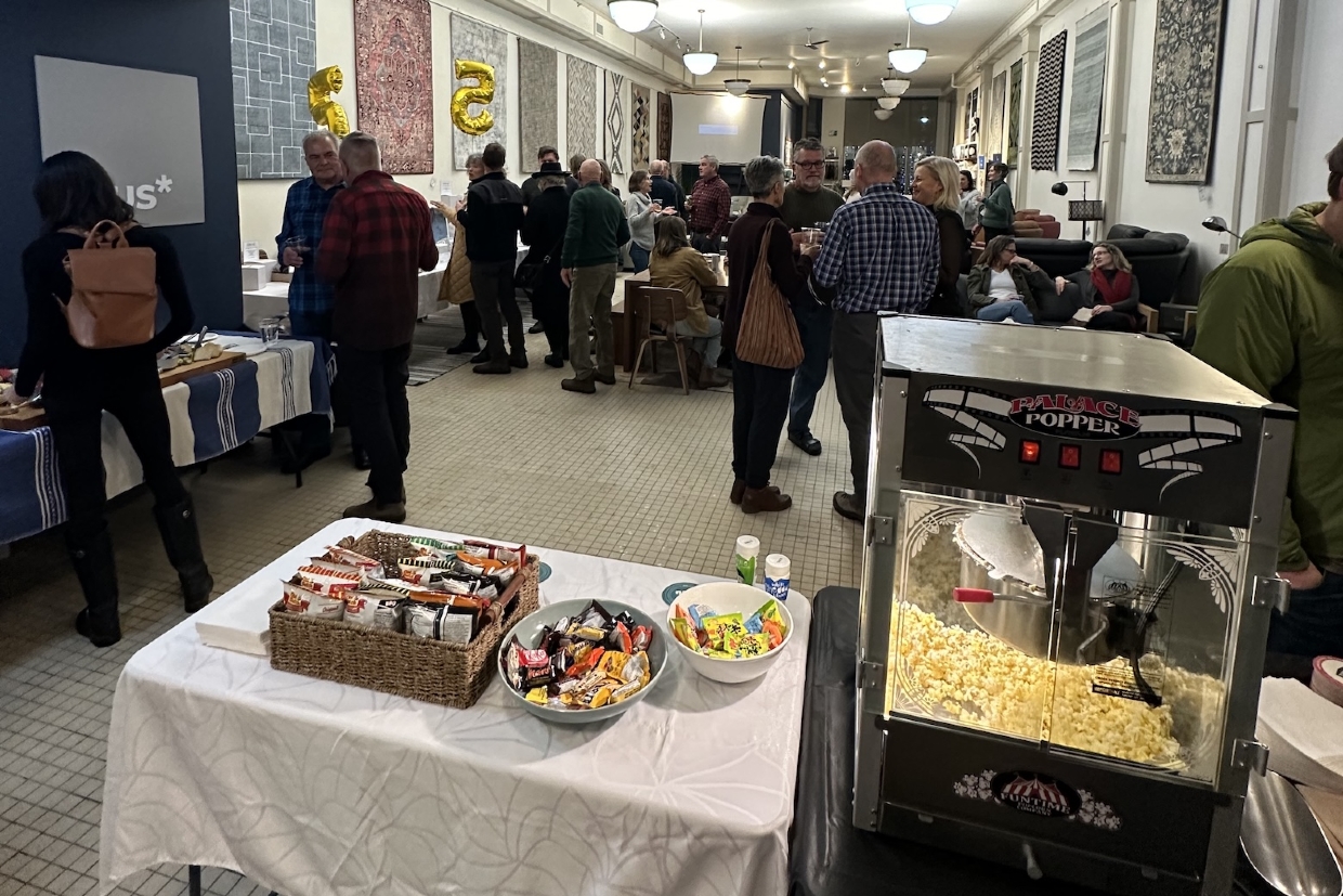 Movie Night at Elk Valley Furniture Studio