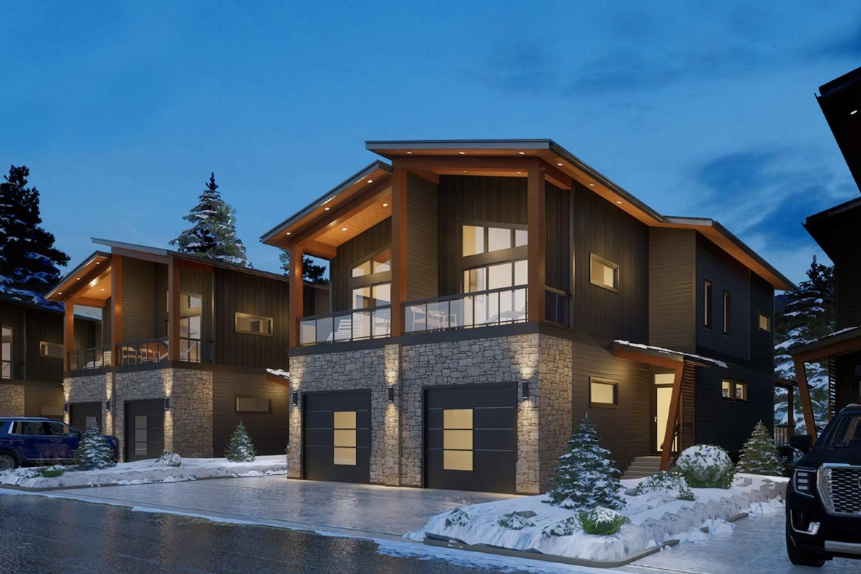 Artist's rendering of Currie Creek - developing at Fernie Alpine Resort in 2025! 