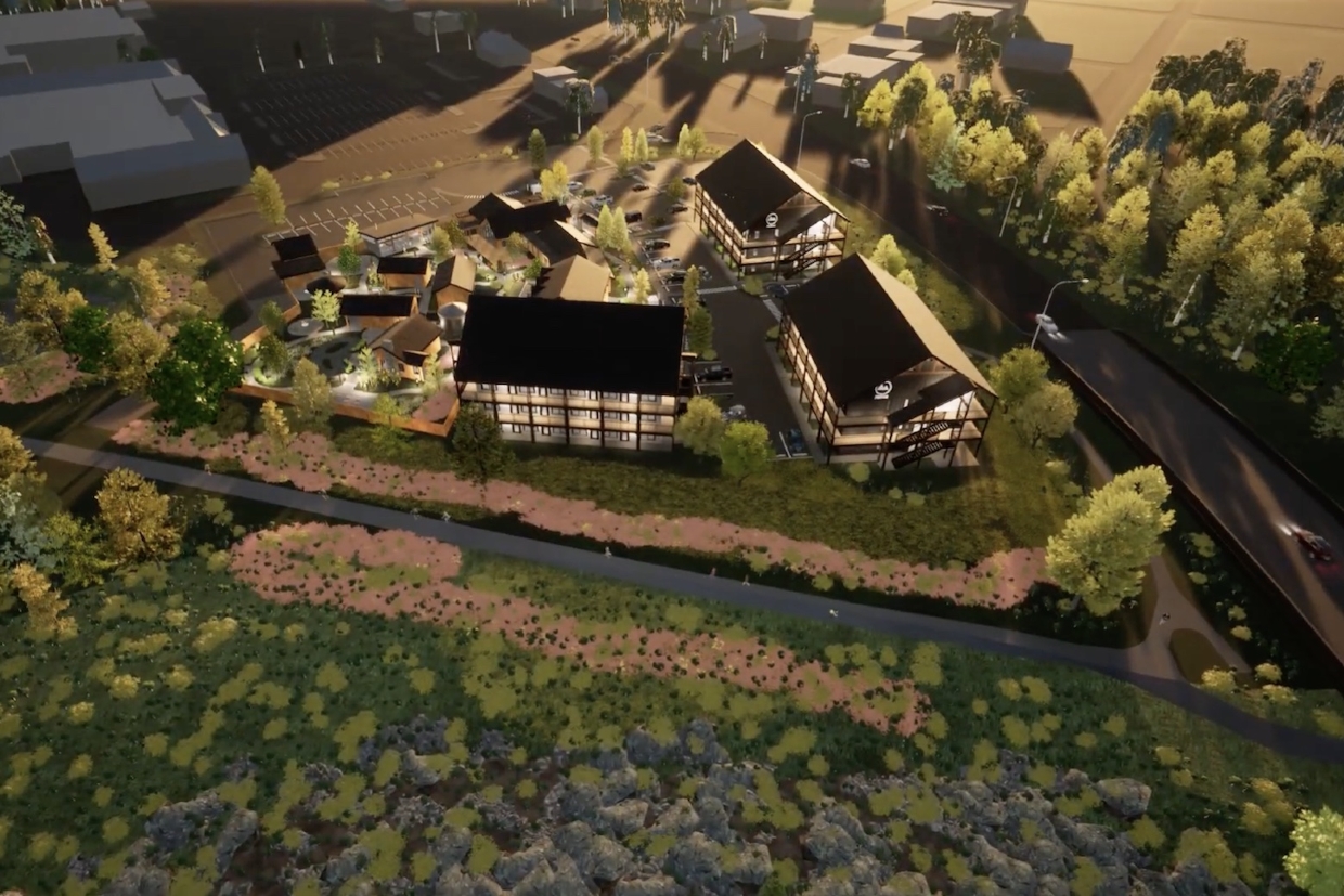 Basecamp Resorts Aerial View