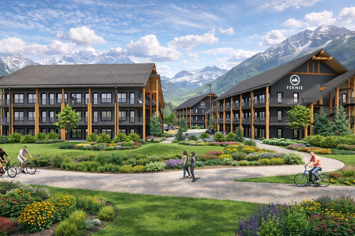 Everwild Fernie Hotel View by Basecamp