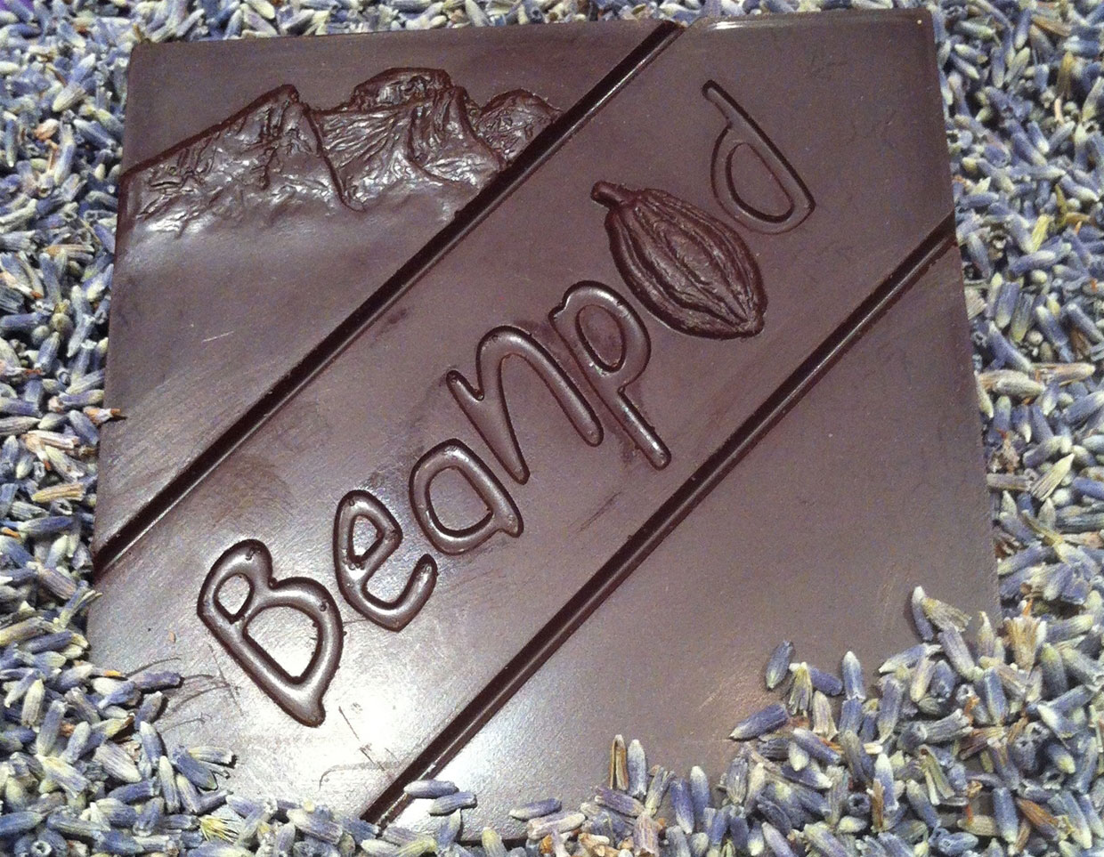 Beanpod Handcrafted Chocolate - Lavender Bar