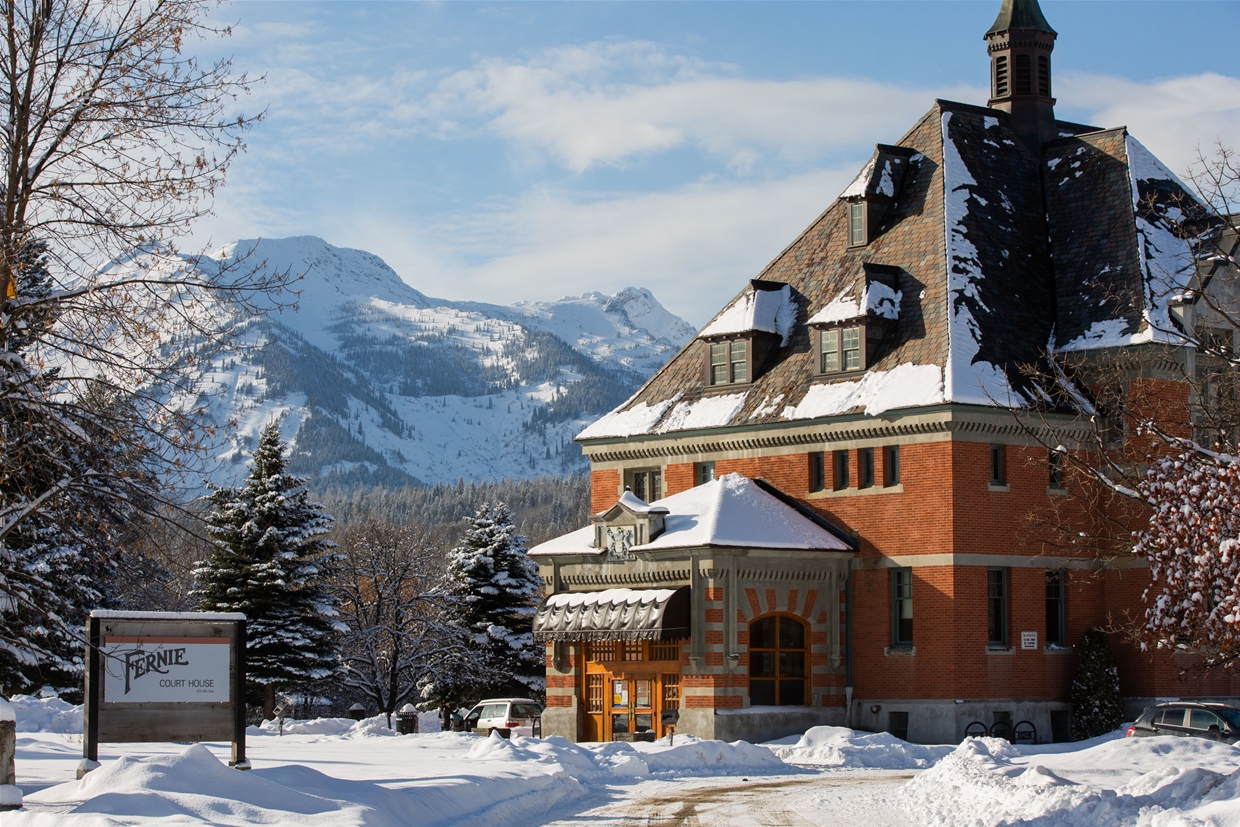 Find Fernie Court House on the self-guided city walk tour
