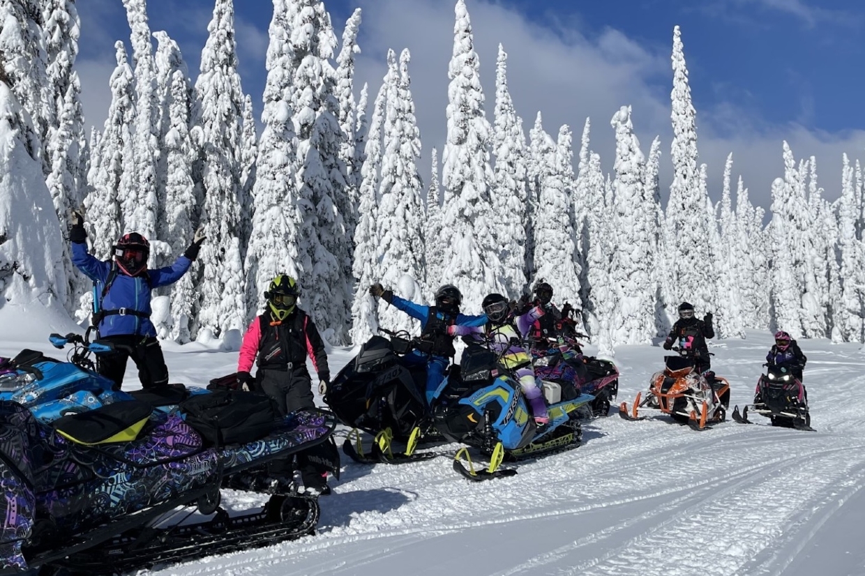 Ladies Snowmobile Ride